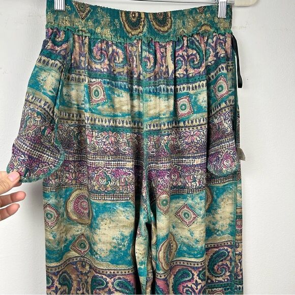 Vintage SUTTLE & SEAWINDS wide leg pull on pants - Picture 9 of 11